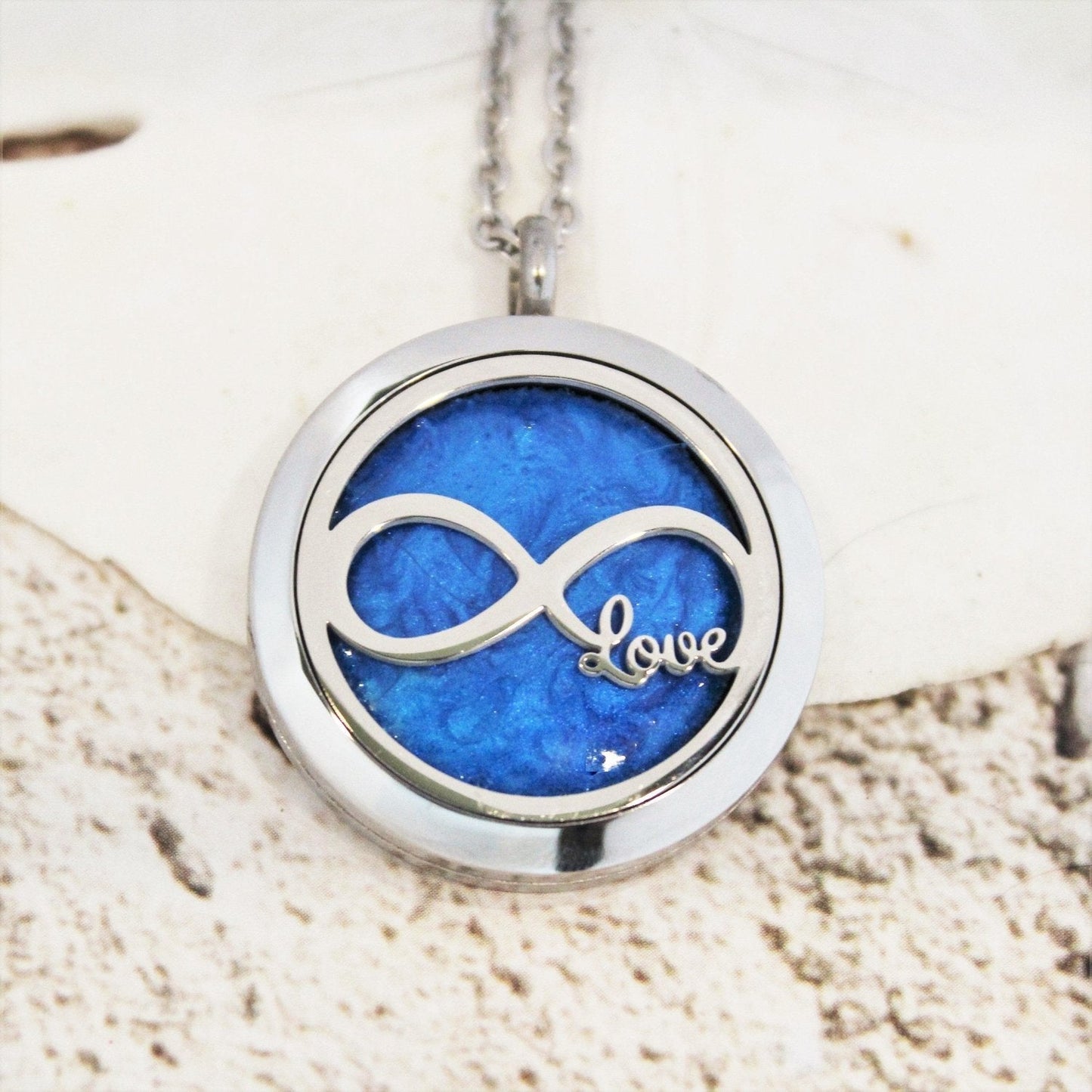 Stainless Steel Cremation Pendant – Eternal Love Infinity