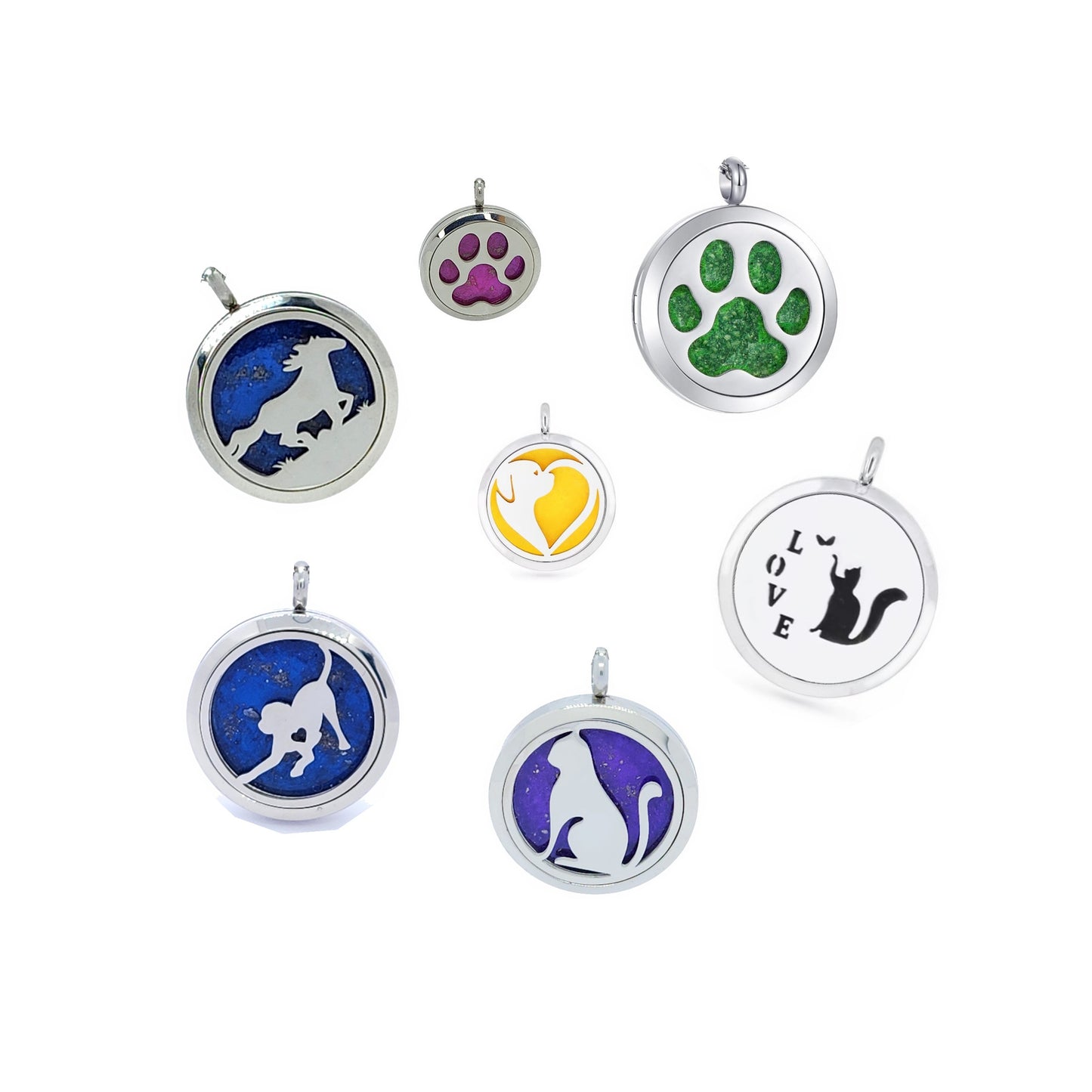 Stainless Steel Pet Cremation Necklace