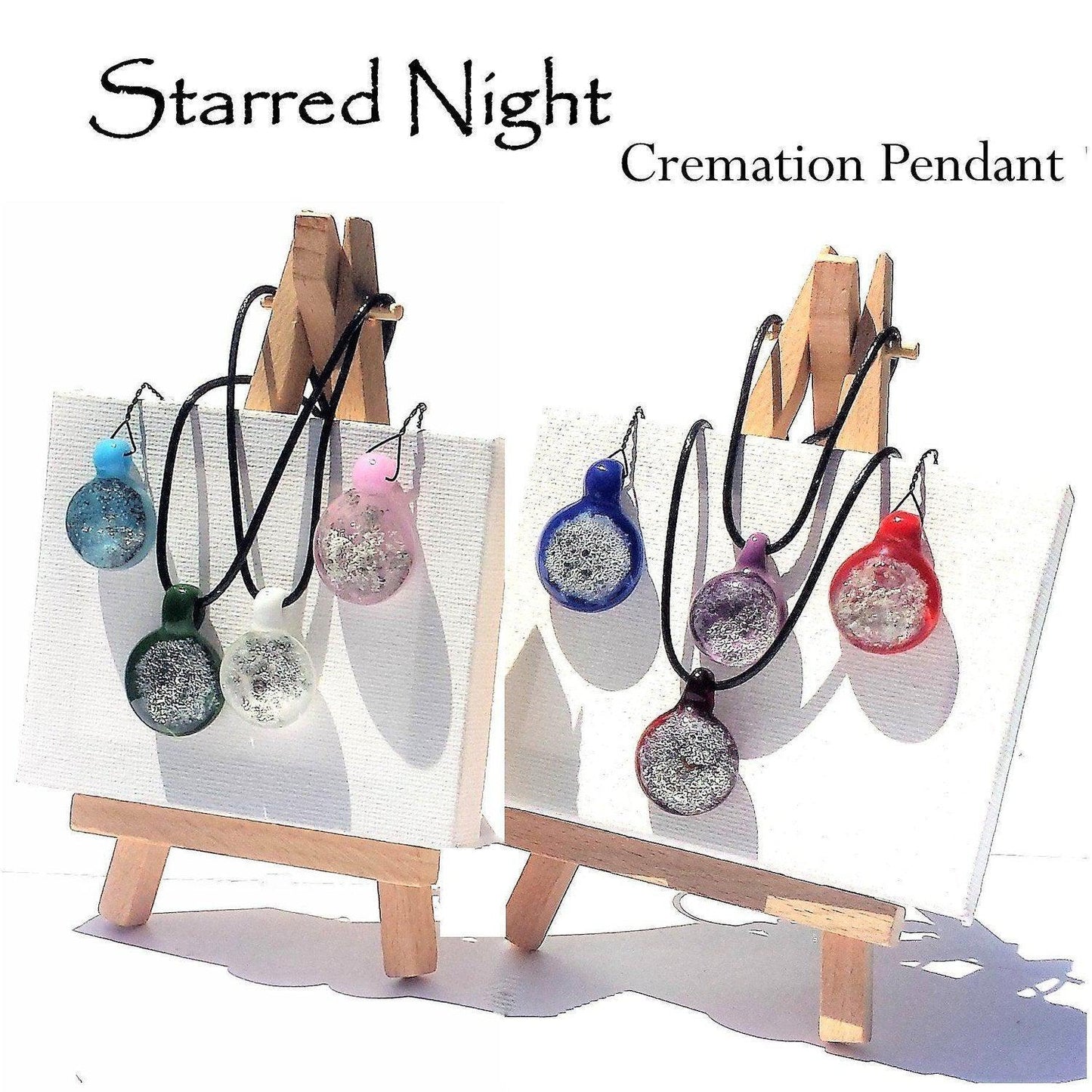 Starred Night - Cremation Pendant Necklace