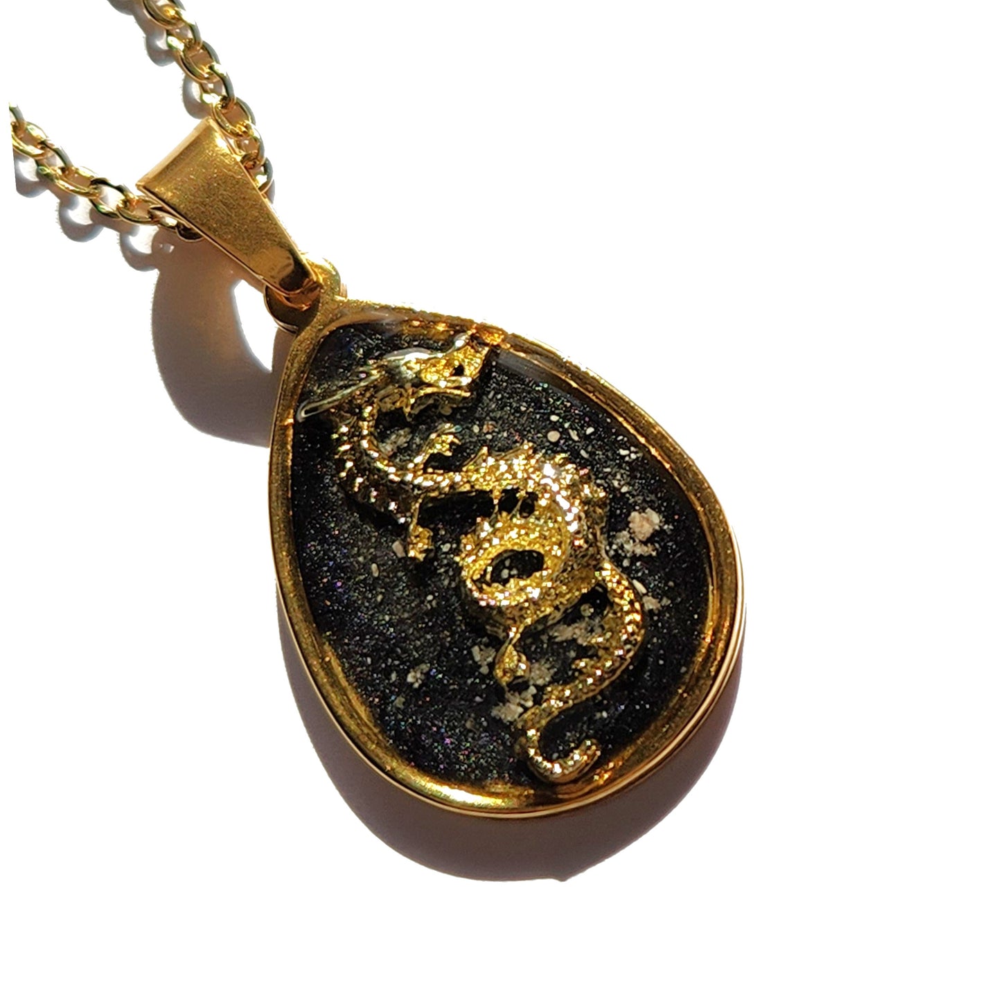 The Guardian Flame – Dragon Cremation Pendant with Ashes