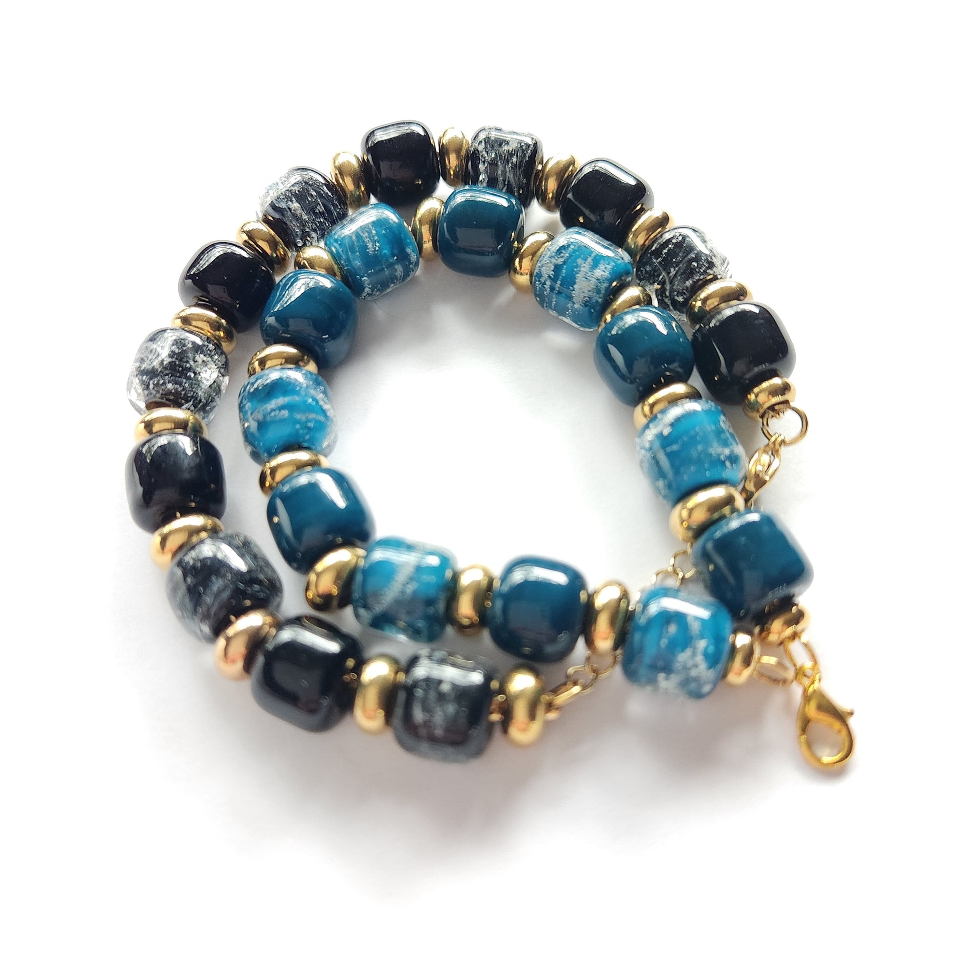 Eternal Bracelet with Cremation Ashes - Gold