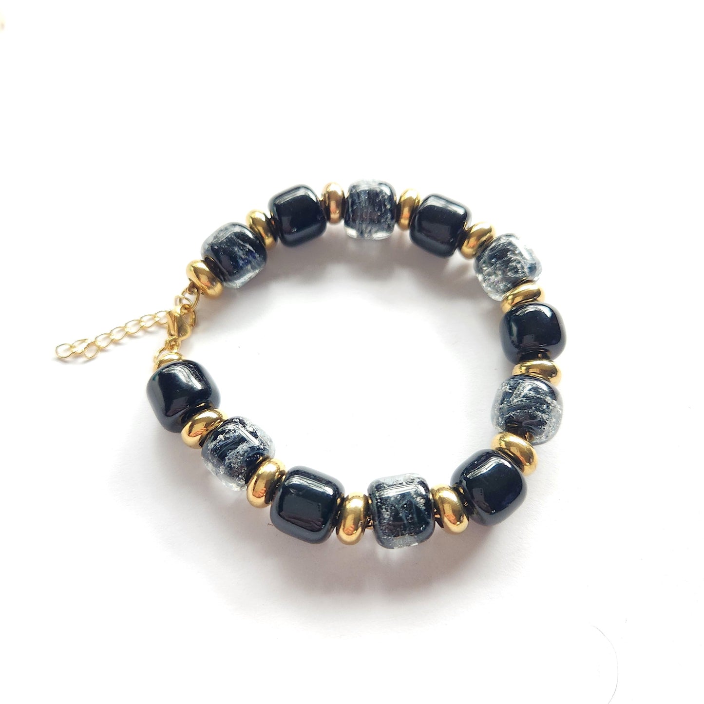 Eternal Bracelet with Cremation Ashes - Gold