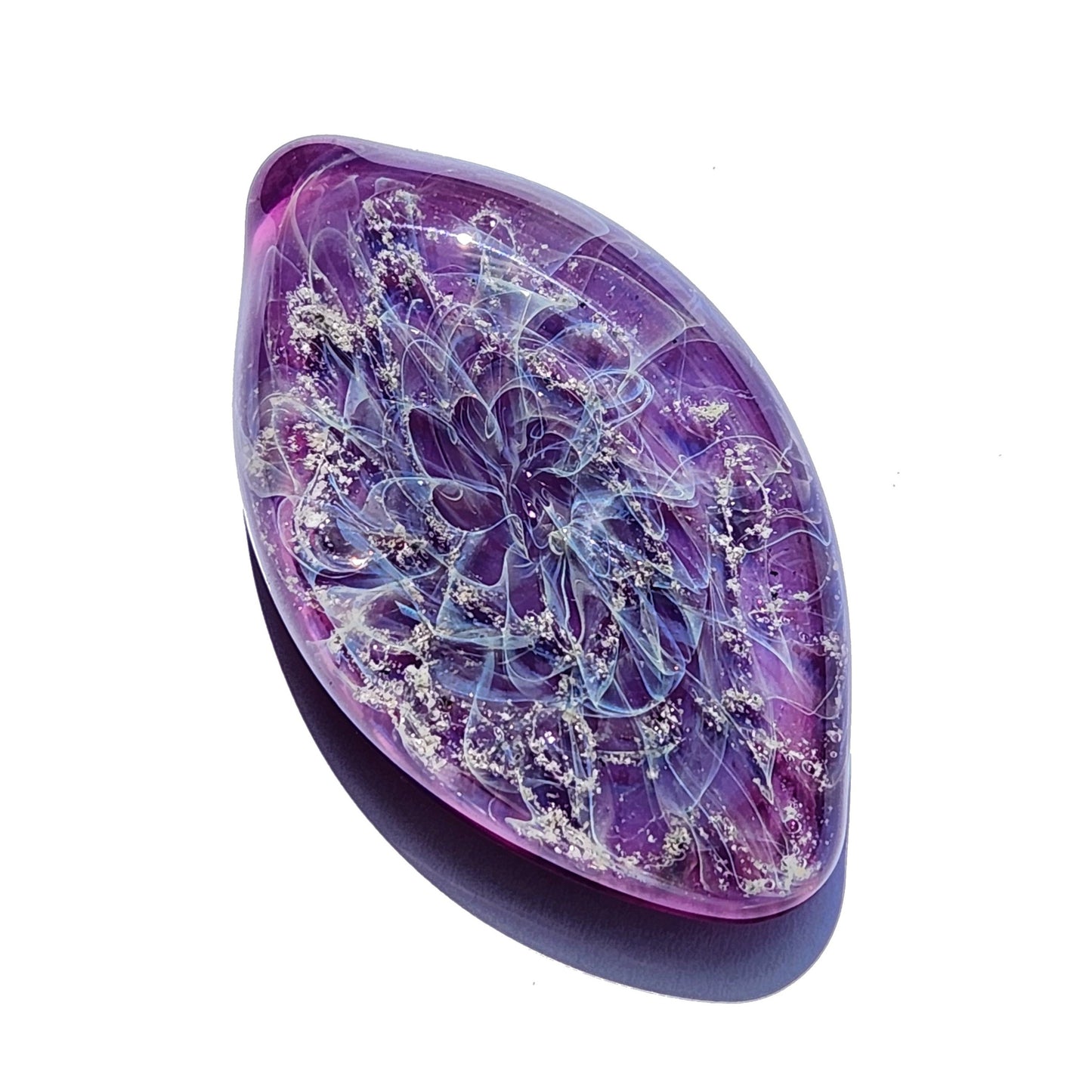 Cremation Touchstone for Ashes – Handmade Glass Memorial Stone