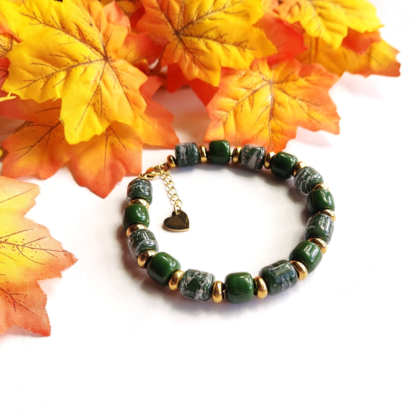 Forest Green Memorial Bracelet – Eternal Collection