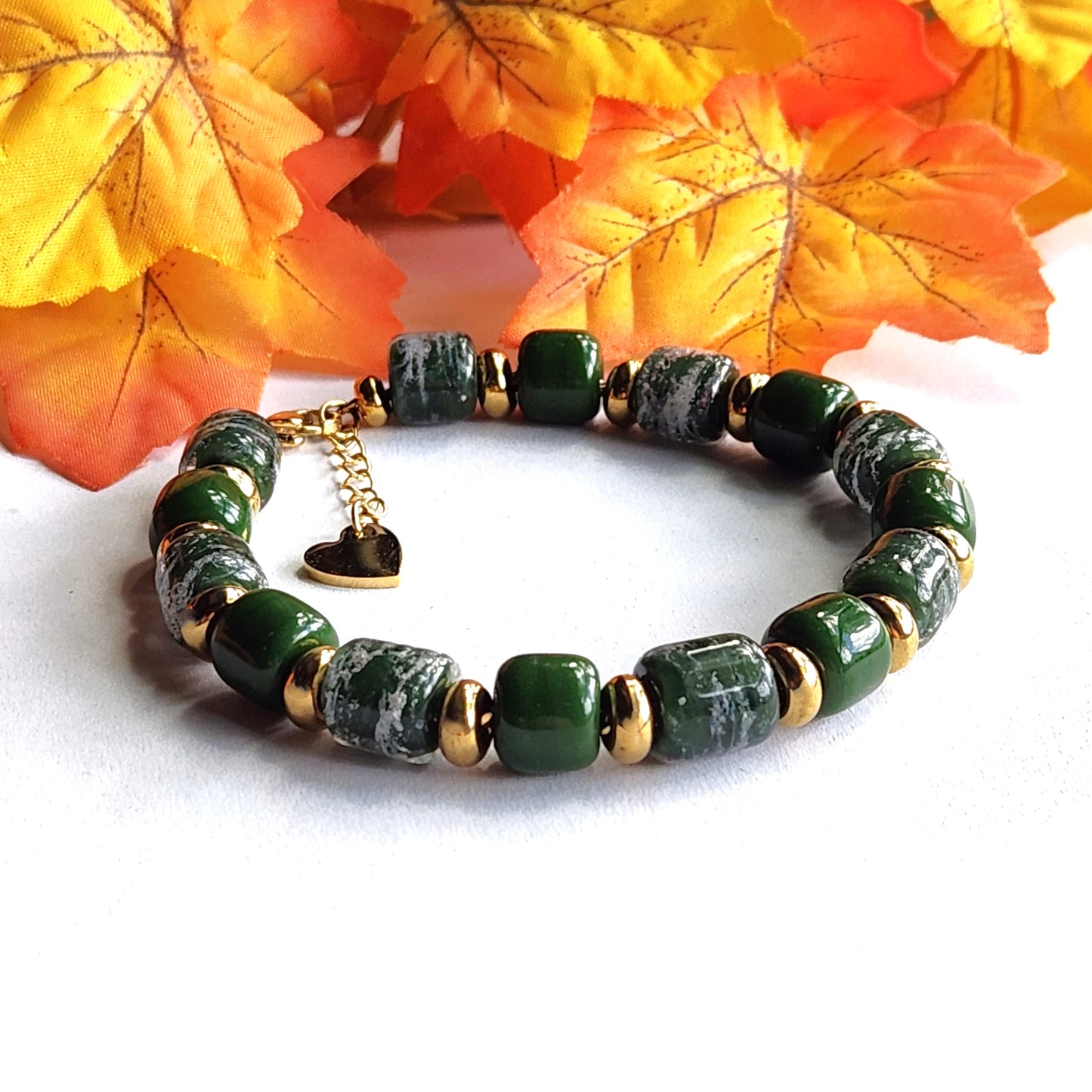 Forest Green Memorial Bracelet – Eternal Collection