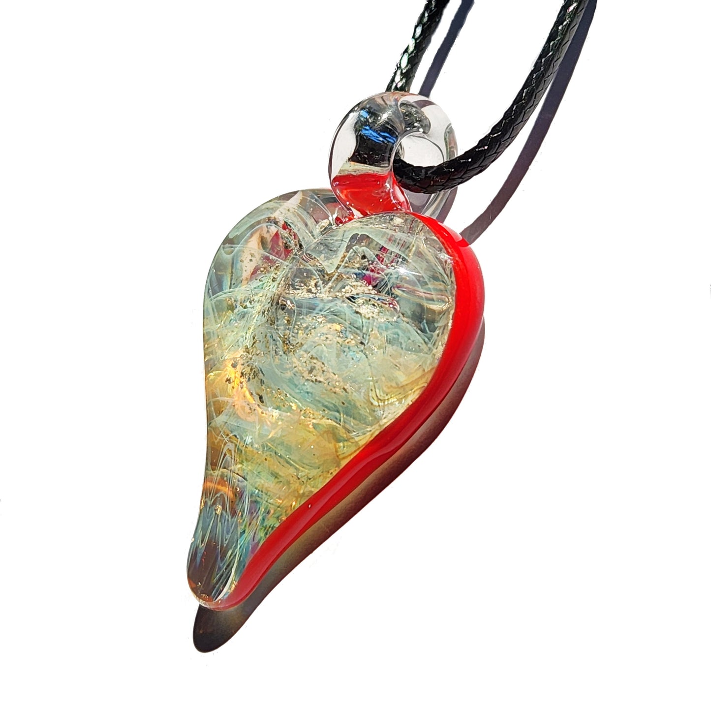 Forever in My Heart – Handmade Glass Cremation Pendant