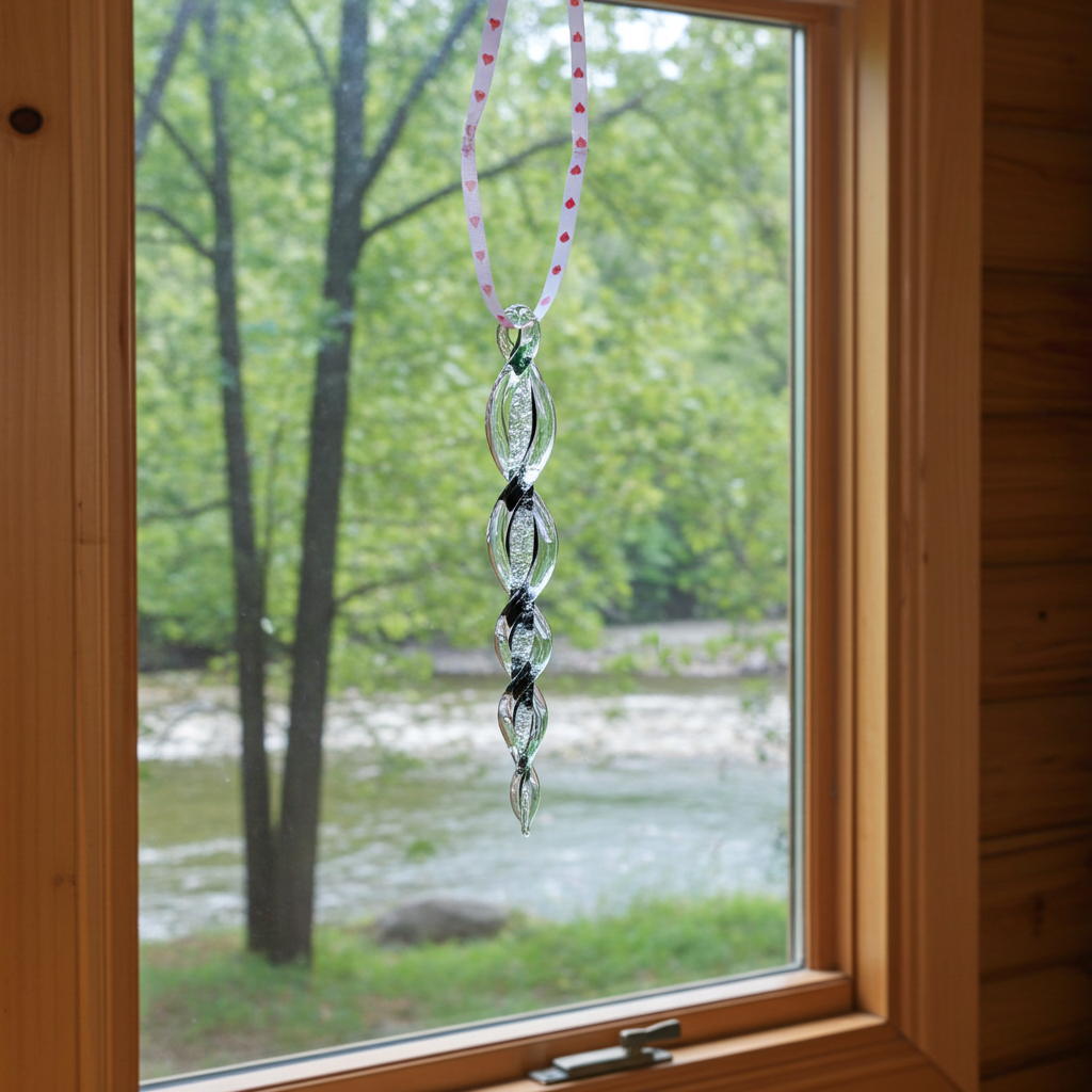 Frozen in Time – Glass Cremation Suncatcher & Memorial Ornament