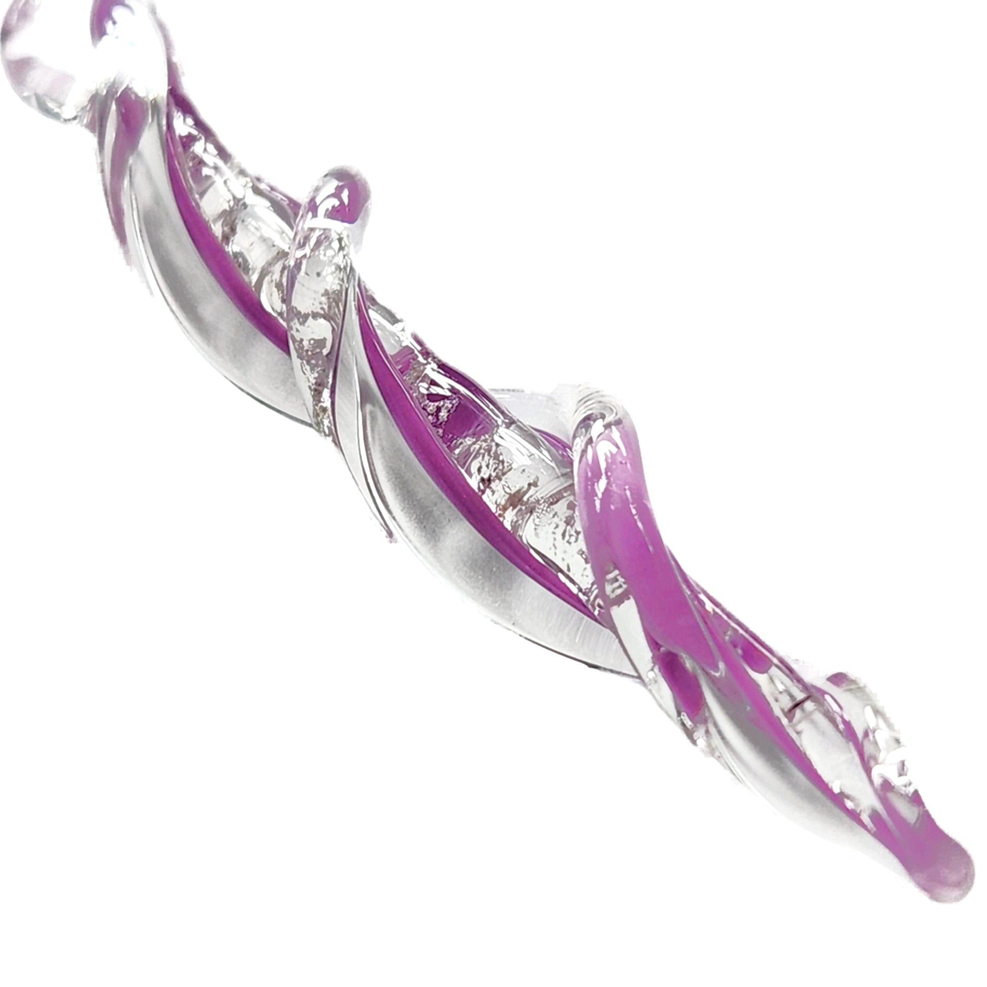 Frozen in Time - Memorial Suncatcher and Ornament-Cremation Icicles-DragonFire Glass-Clear-DragonFire Glass Cremation Jewelry