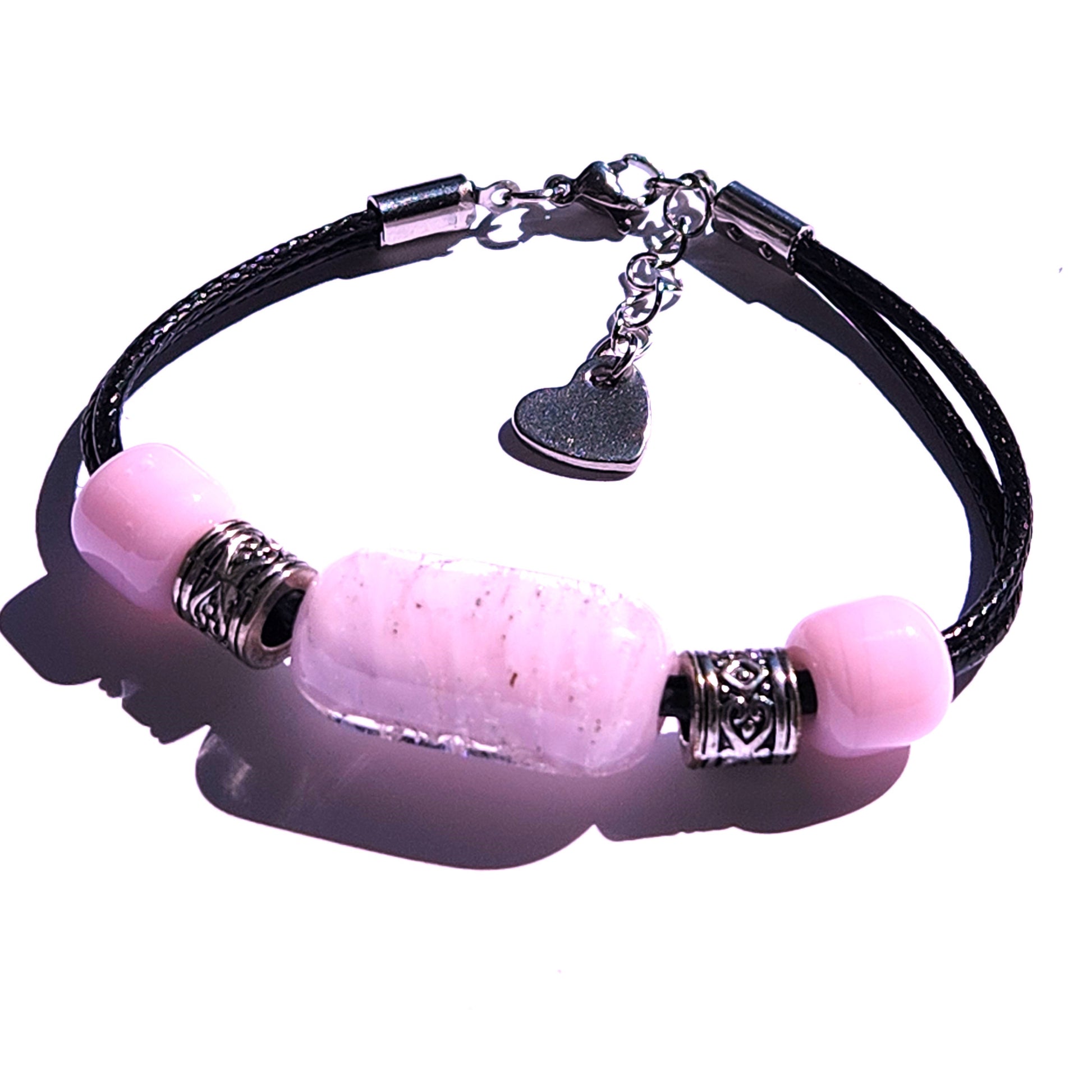 Handmade Memorial Jewelry - Cremation Pendant & Bracelet Set-Cremation Sets-DragonFire Glass-DragonFire Glass Cremation Jewelry