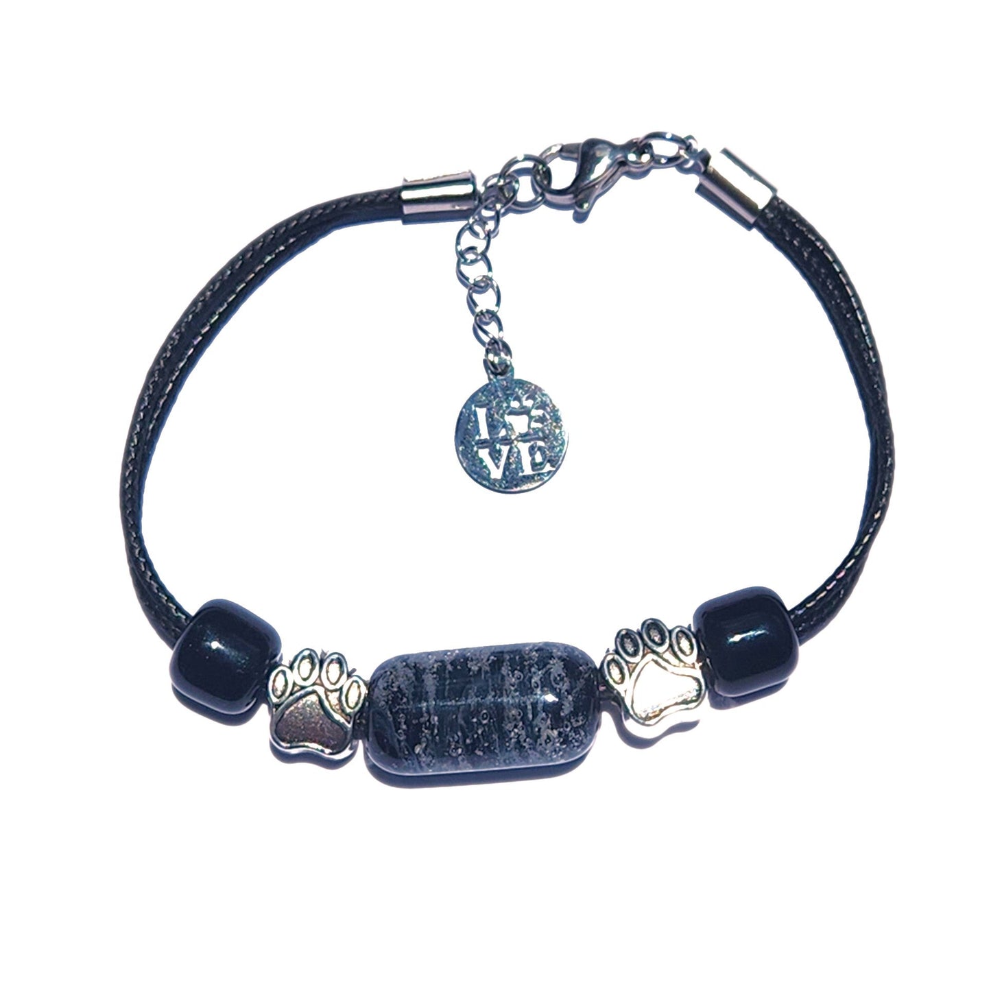 Remember Me Paw Print - Cremation Bracelet