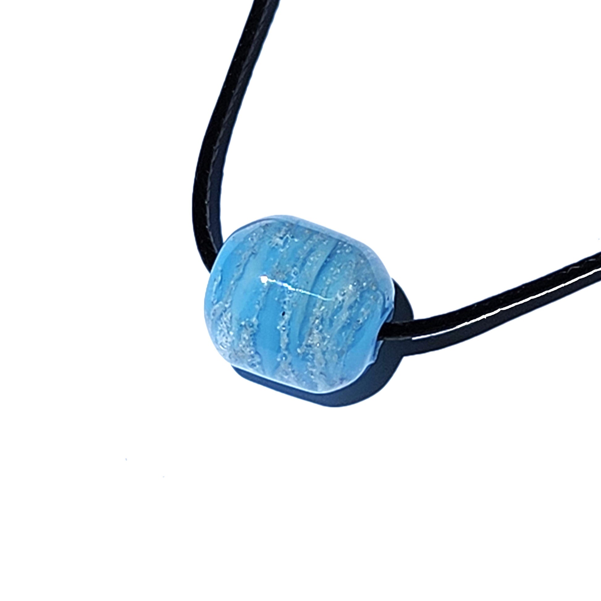 Remembrance Beads - Glass Cremation Beads-Cremation Beads-DragonFire Glass-Sky Blue-DragonFire Glass Cremation Jewelry