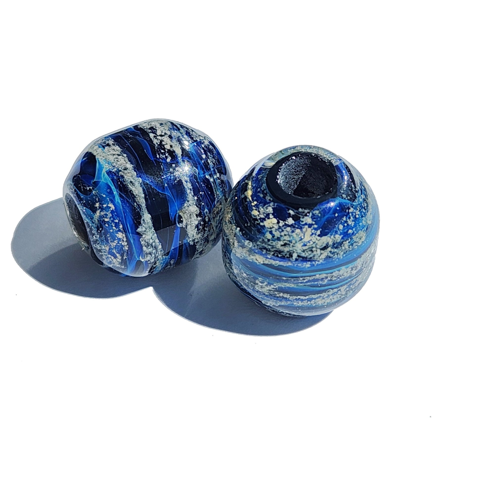 Remembrance Beads - Glass Cremation Beads-Cremation Beads-DragonFire Glass-Black-DragonFire Glass Cremation Jewelry
