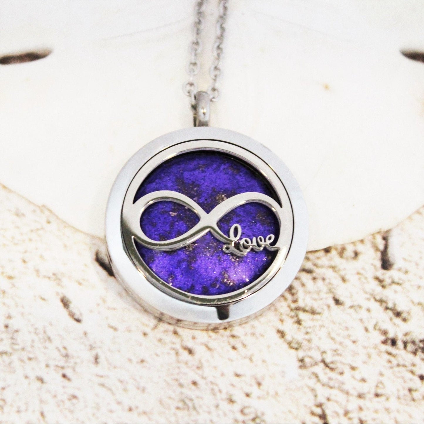 Stainless Steel Cremation Pendant – Eternal Love Infinity