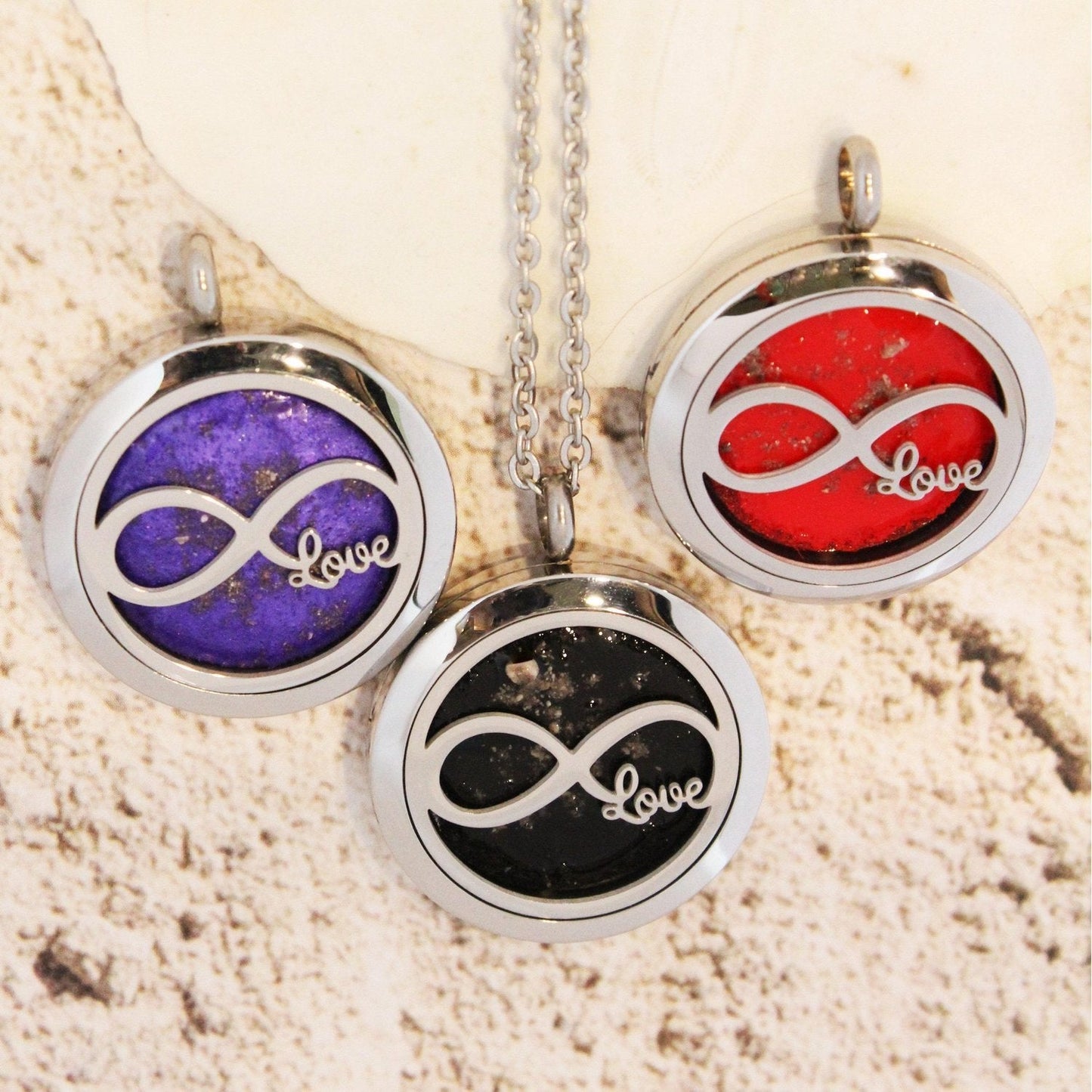 Stainless Steel Cremation Pendant – Eternal Love Infinity