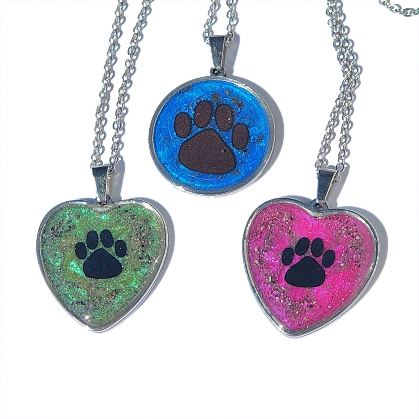 The Paw Print cremation pendant