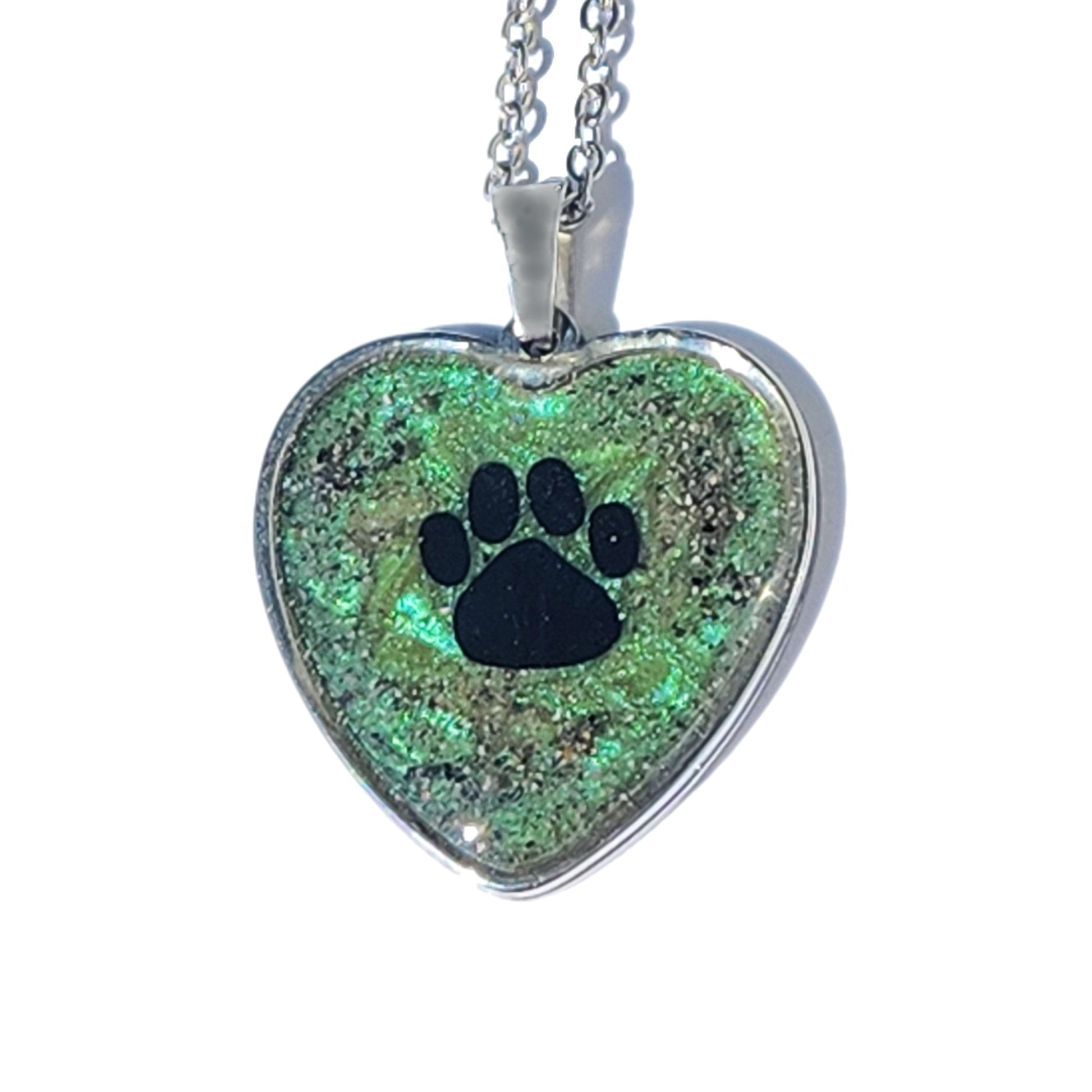 The Paw Print cremation pendant