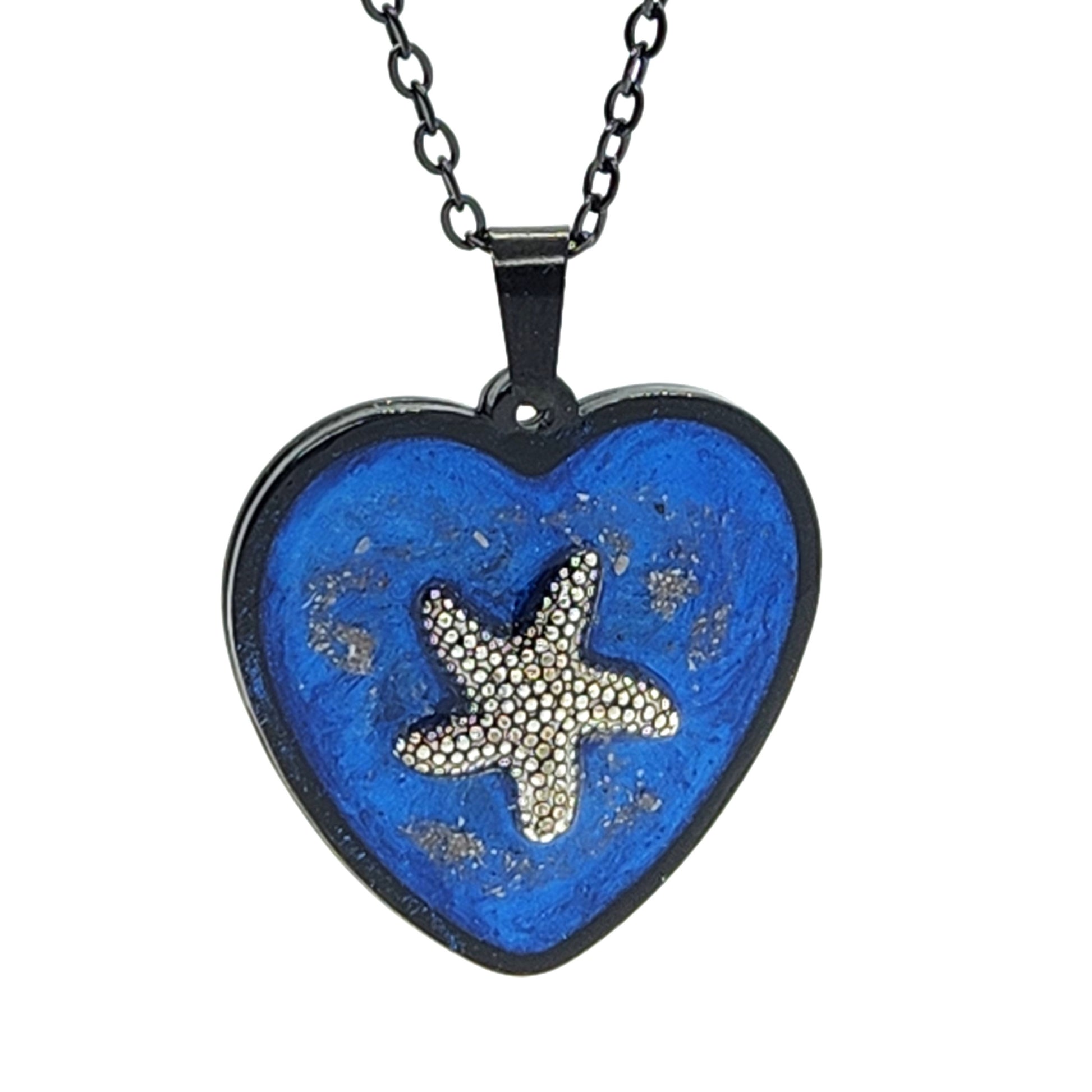 The Starfish Cremation Pendant-Pendant-DragonFire Glass-DragonFire Cremation Jewelry