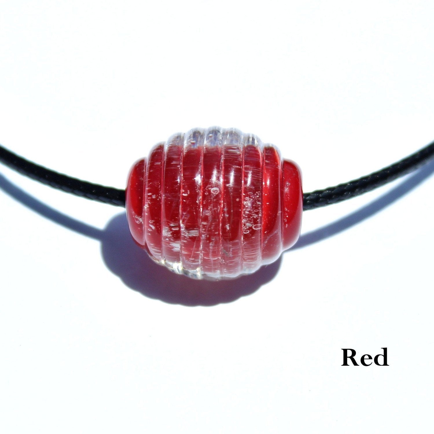 Eternity Beads - Glass Cremation Beads-Beads-DragonFire Glass-red-DragonFire Cremation Jewelry