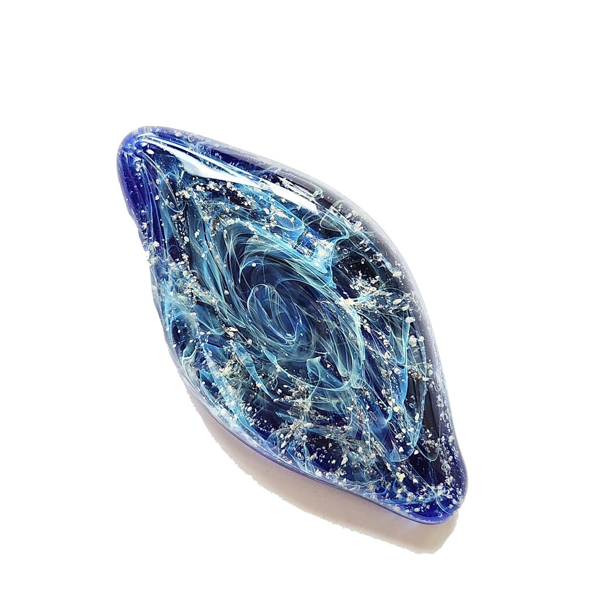 Galaxy Stone - Glass Cremation Touchstone