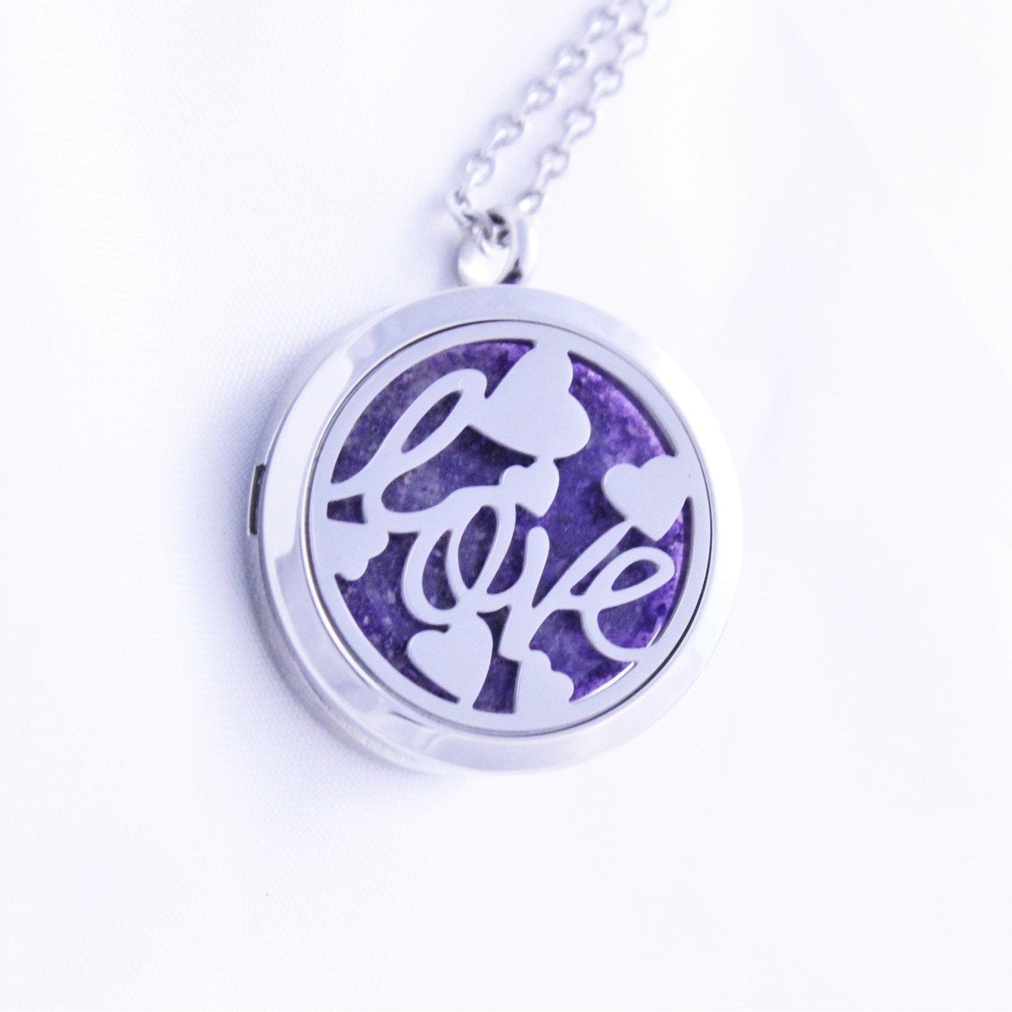 Love Forever Pendant-Pendant-DragonFire Glass-Ash Only-DragonFire Glass Cremation Jewelry