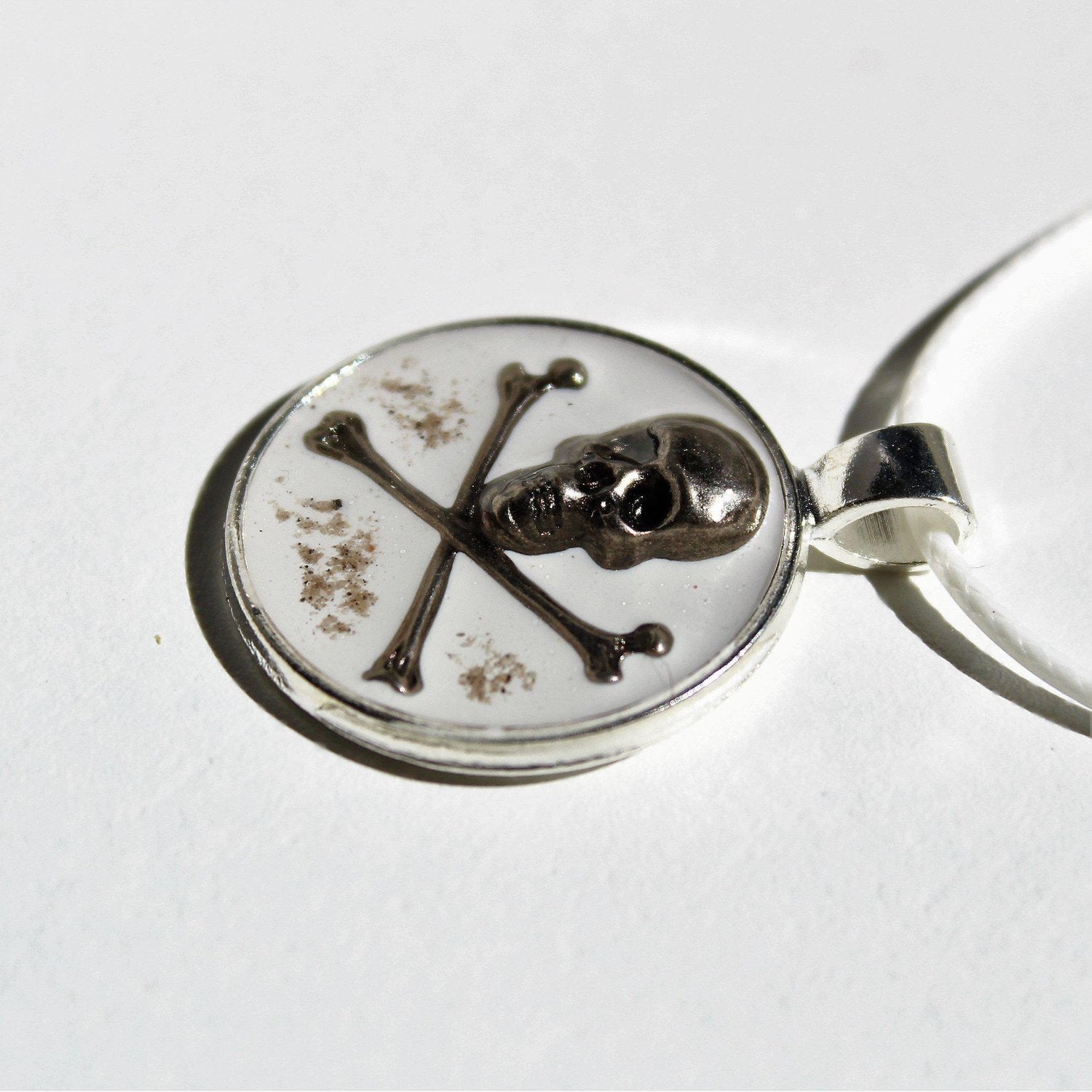 The Skull and Crossbones Cremation Pendant
