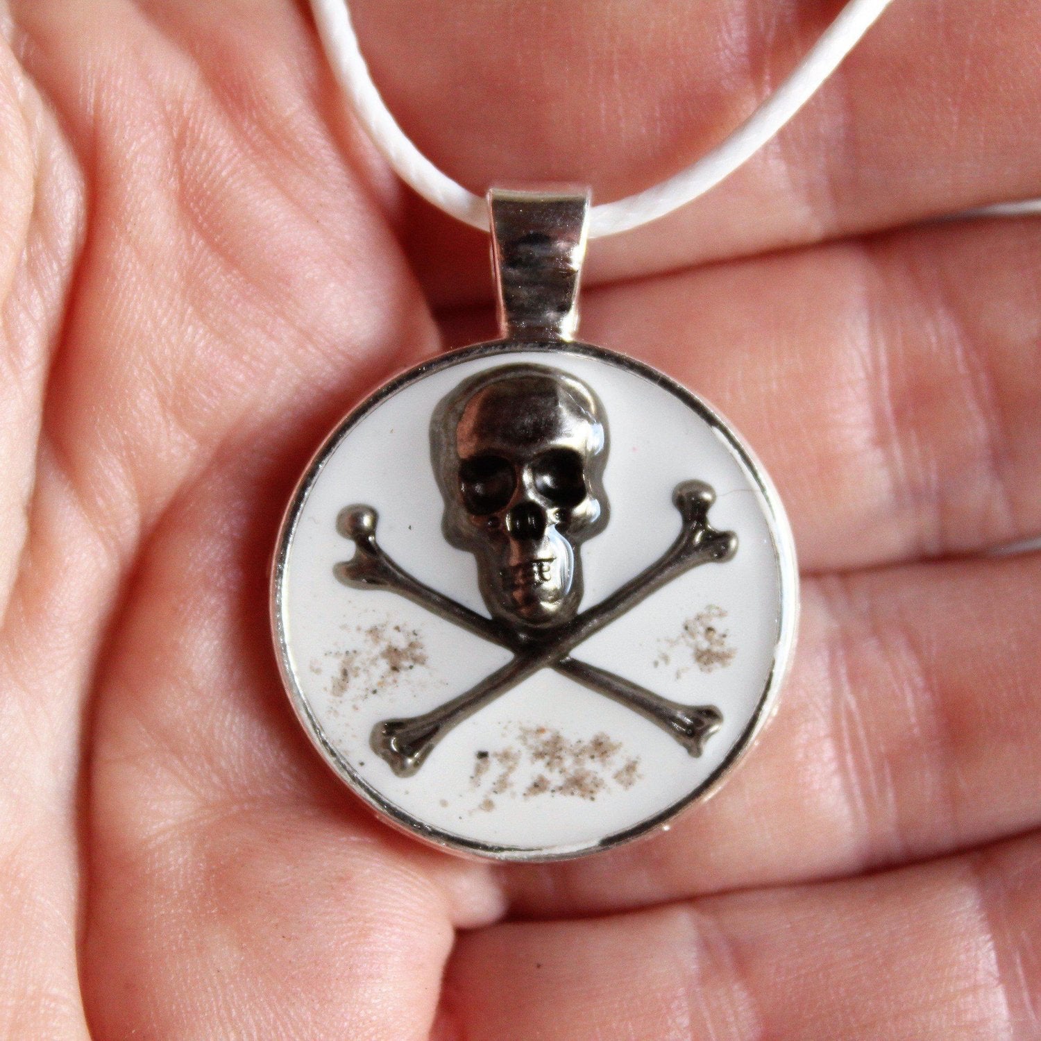 The Skull and Crossbones Cremation Pendant