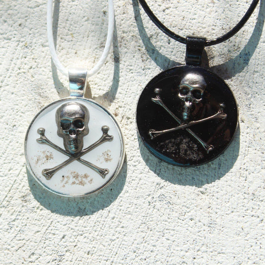 The Skull and Crossbones Cremation Pendant